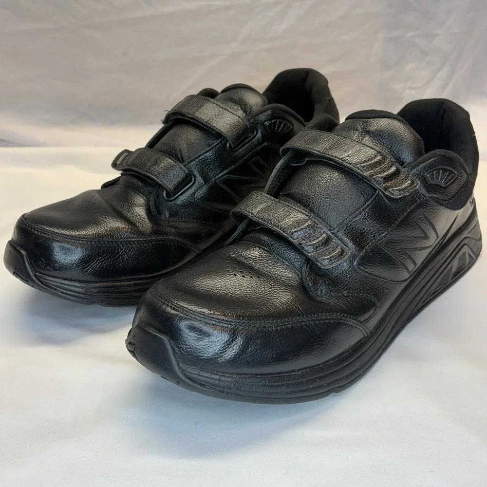 New Balance 928 V3 Walking Shoes Mens US 15 B EU‎ 50 Hook & Loop Black MW928HB3